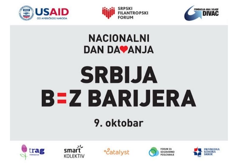 dobrocinitim srbija bez barijera nacionalni dan davanja mesec pristupacnosti